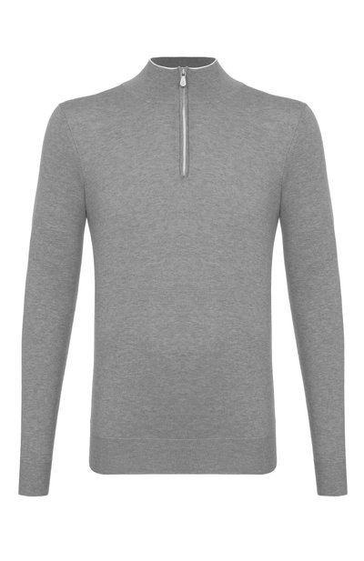 Мужской джемпер из хлопка и кашемира BRUNELLO CUCINELLI, арт. MIS806004