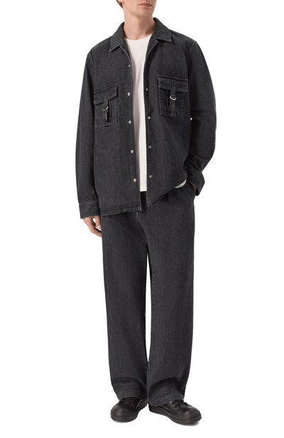 Джинсы attachment x japan denim ATTACHMENT темно-серого цвета по цене 77200 руб., арт. AP62-098, фото 2 Джинсы attachment x japan denim ATTACHMENT, арт. AP62-098, фото 2