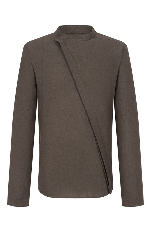 Рубашка из вискозы и льна 139Dec ST447-GRE-HEMP Зелёный ST447-GRE-HEMP