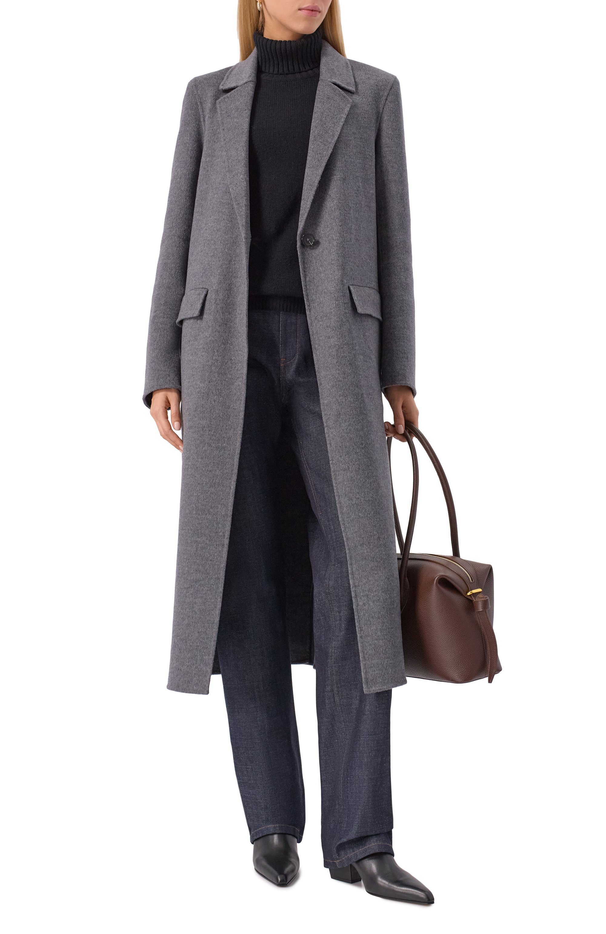 Кашемировый свитер ALLUDE черного цвета по цене 74400 руб., арт. 255/11156, фото 2 Кашемировый свитер ALLUDE, арт. 255/11156, фото 2