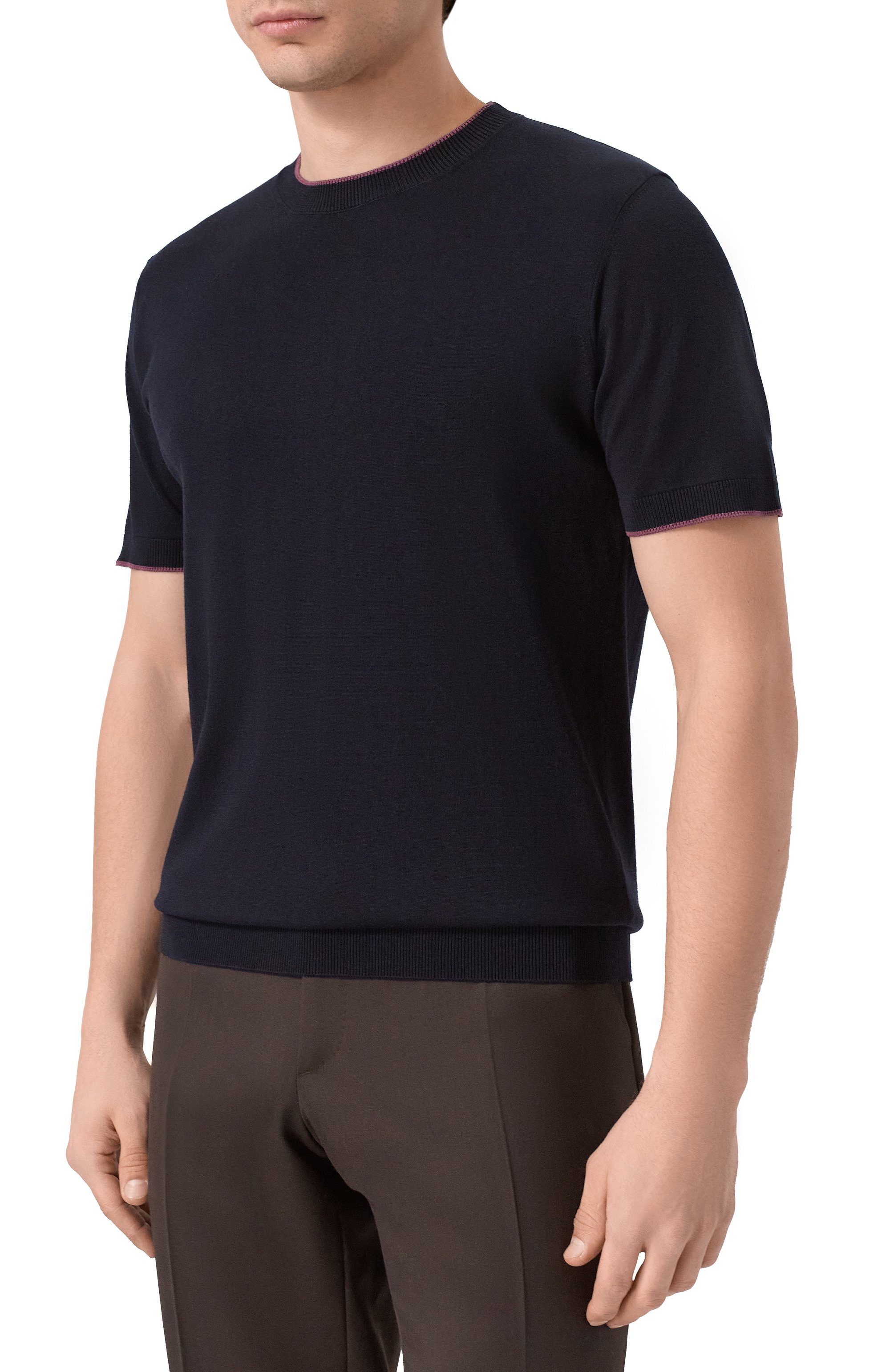 Джемпер из шелка и хлопка CORNELIANI, арт. 27M550/2725131, фото 3