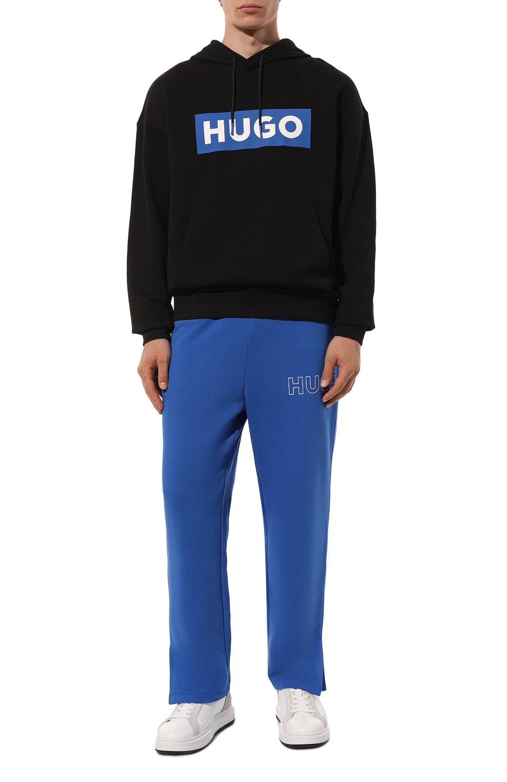 Хлопковое худи HUGO BLUE, арт. 50522370, фото 2