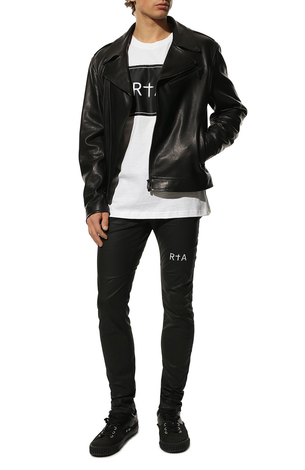 Хлопковый лонгслив RTA, арт. MS22-A094-0049WXLAB, фото 2