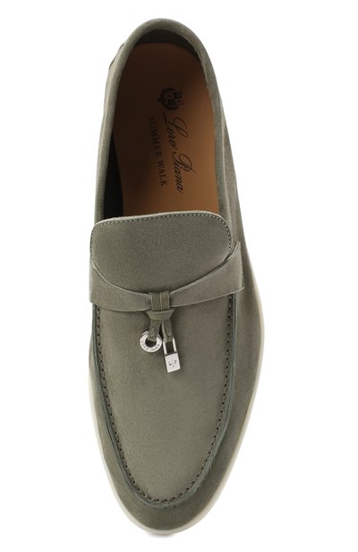 Замшевые лоферы summer charms walk LORO PIANA, арт. FAE5444, фото 5