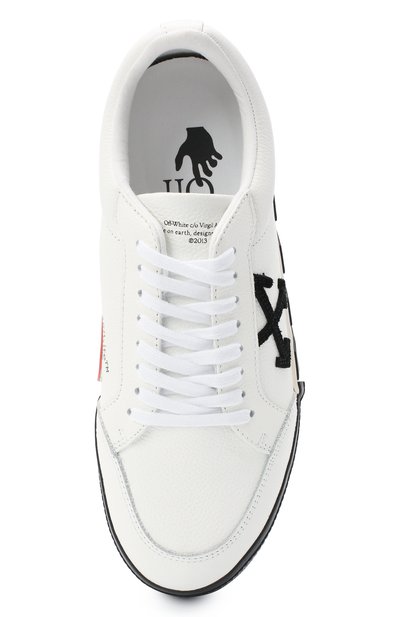 Комбинированные кеды vulcanized OFF-WHITE, арт. 0MIA085E20LEA0010110, фото 5