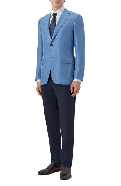 Мужские кожаные оксфорды gentry SANTONI, арт. MCGG19280SA4GLAS