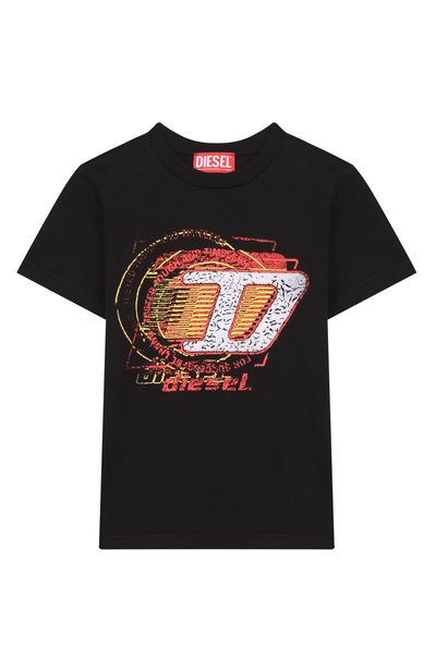 Хлопковая футболка DIESEL, арт. J02589/0GRAI