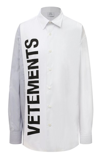 Женская хлопковая рубашка VETEMENTS, арт. UA52SH650S 1012/W
