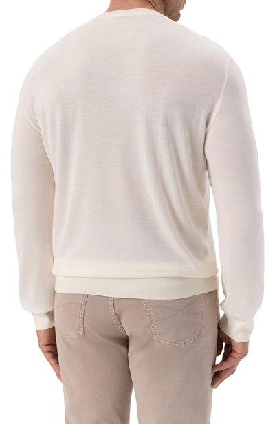 Шерстяной джемпер MVST белого цвета по цене 136000 руб., арт. M0-M25.1MM.K404/62-66, фото 4 Шерстяной джемпер MVST, арт. M0-M25.1MM.K404/62-66, фото 4