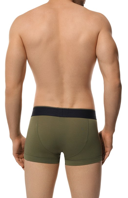 Хлопковые боксеры Emporio Armani 111389/4F516 Хаки  111389/4F516 Фото 3