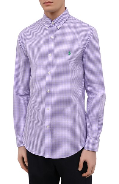 Хлопковая рубашка POLO RALPH LAUREN, арт. 710859882/4656I, фото 3