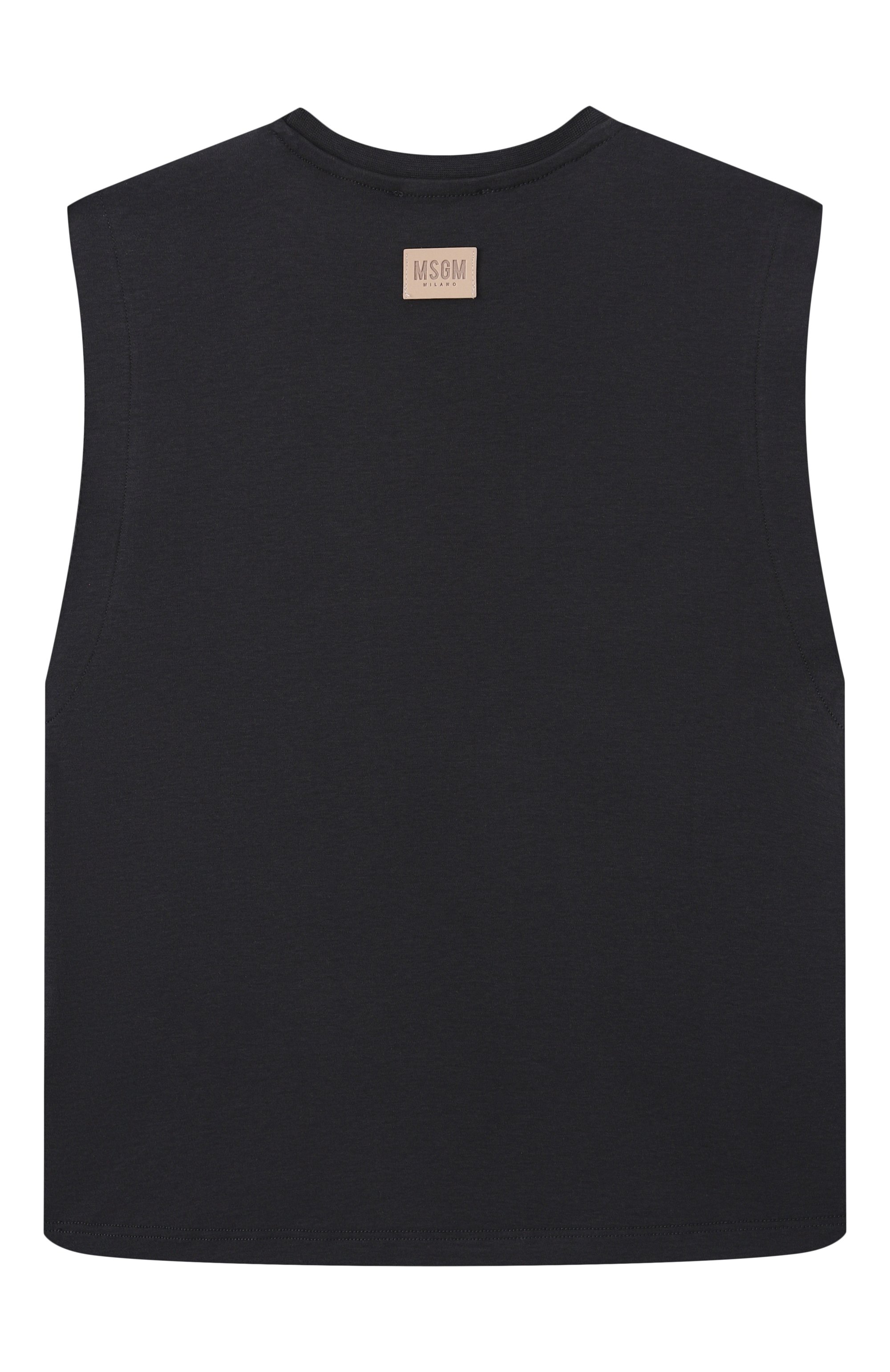 Хлопковая майка MSGM KIDS, арт. S5MSJUTH171, фото 2