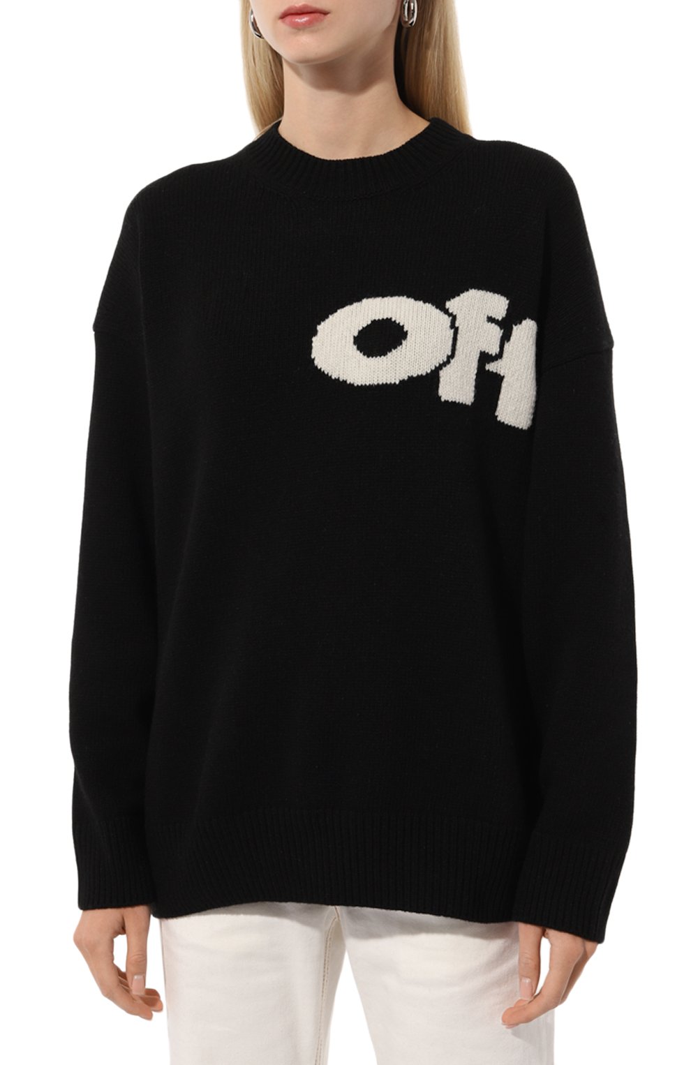 Шерстяной свитер OFF-WHITE, арт. 0WHE106F24KNI001, фото 3