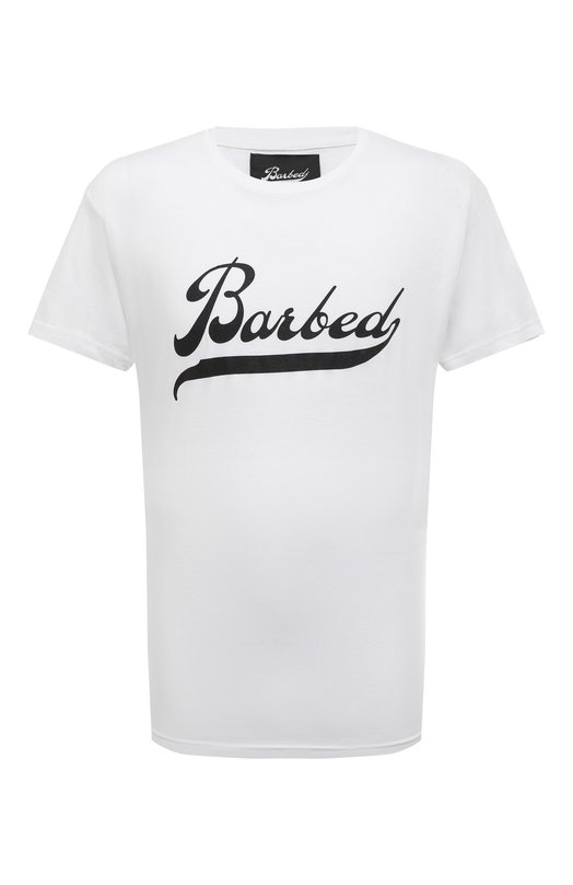 

Хлопковая футболка Barbed, Белый