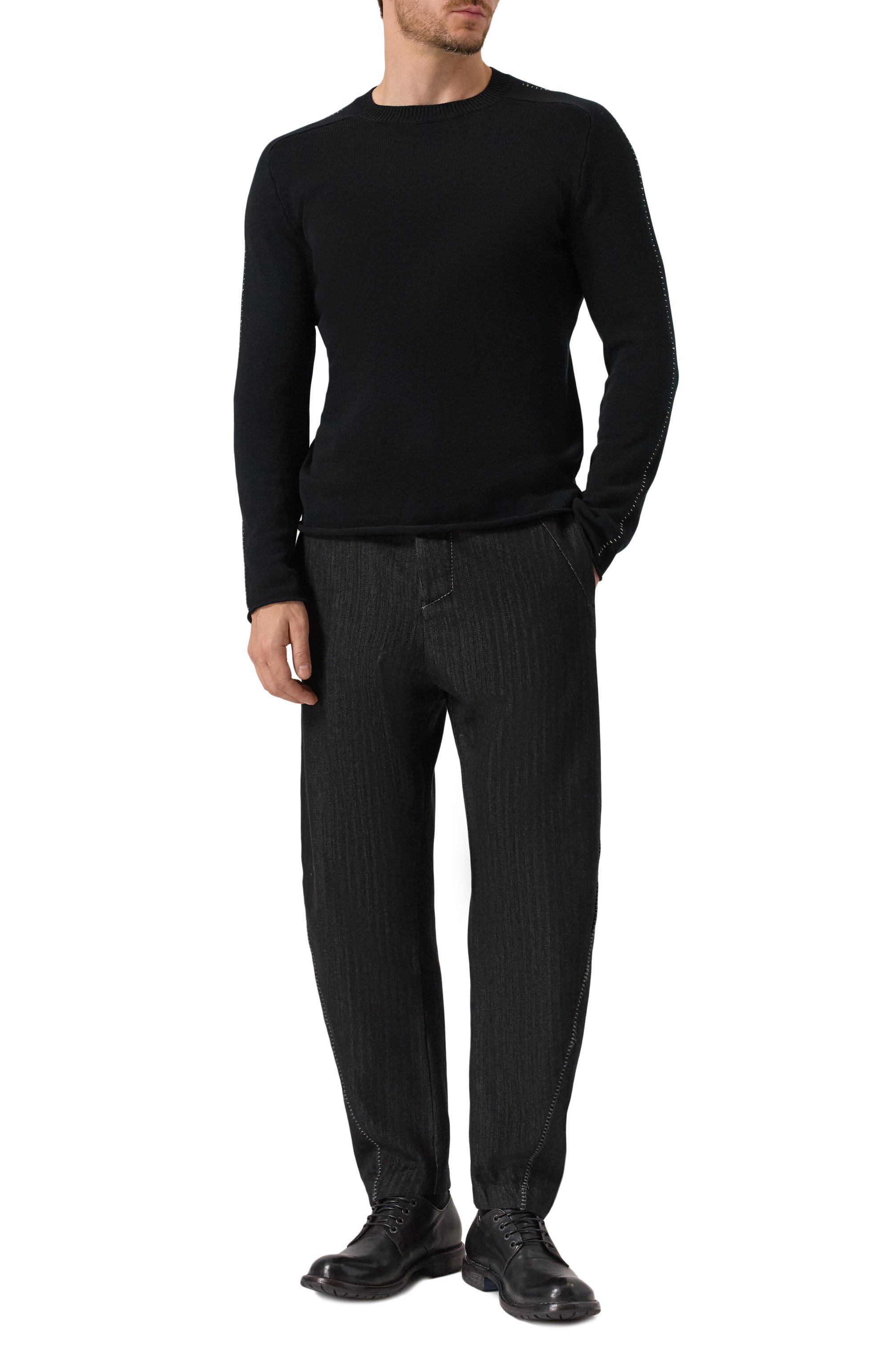 Джемпер из шерсти и льна TRANSIT, арт. CFUTRB16510, фото 2