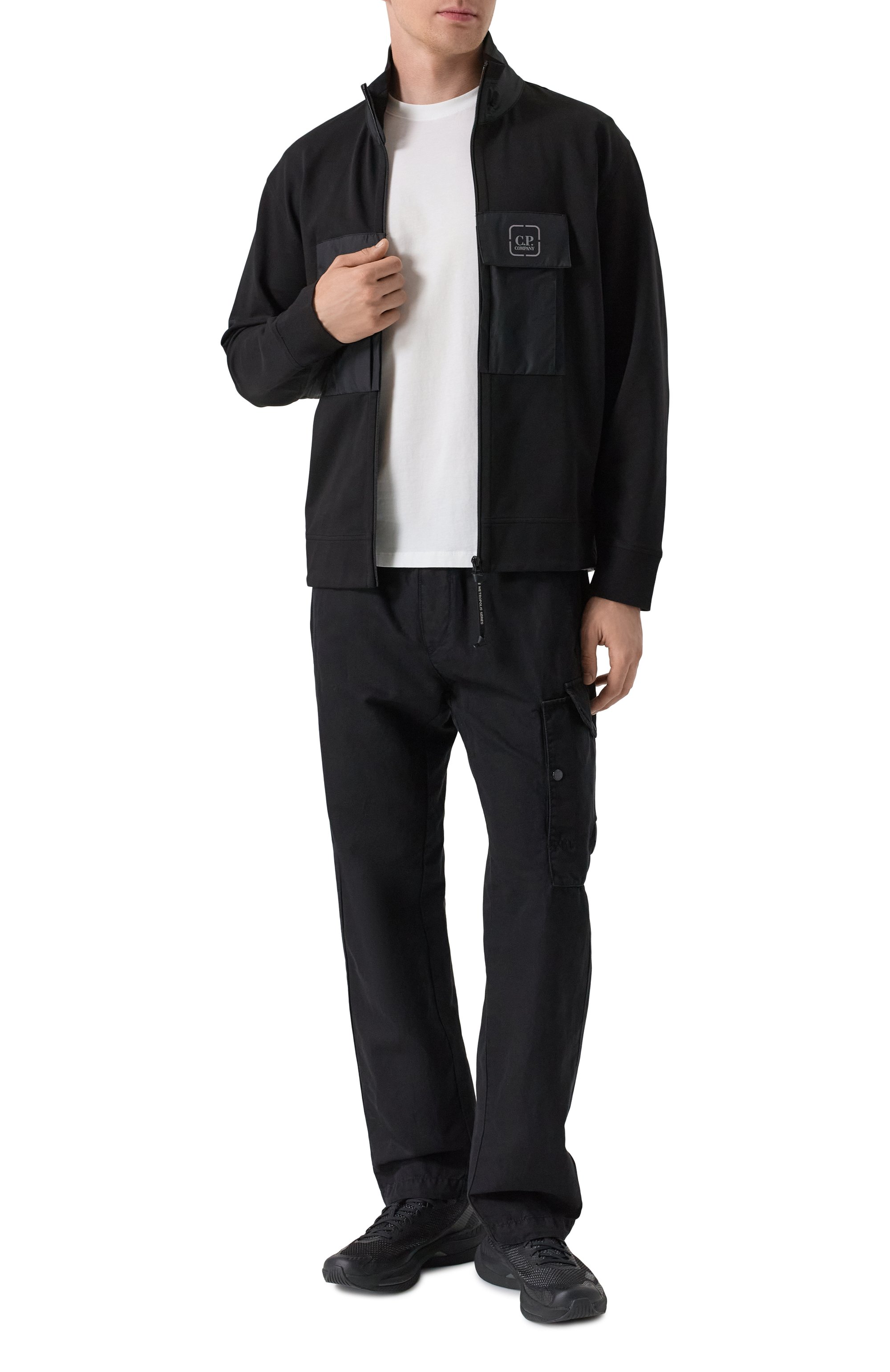 Хлопковая футболка C.P. COMPANY, арт. 18CMTS030A005100W, фото 2