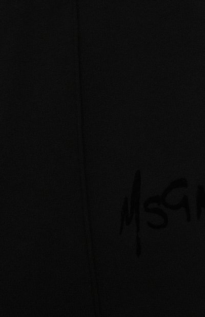 Хлопковые джоггеры MSGM KIDS, арт. MS027692, фото 3