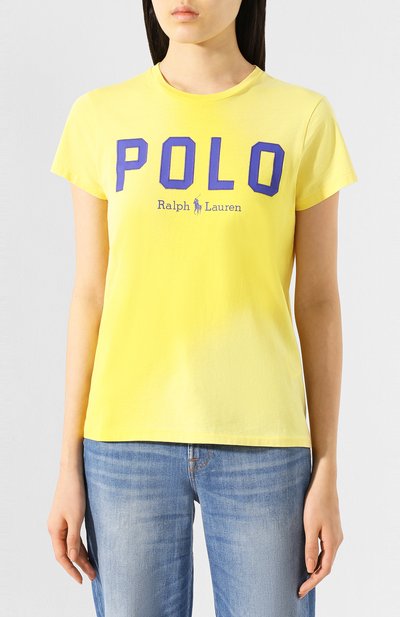 Хлопковая футболка POLO RALPH LAUREN, арт. 211780287, фото 3