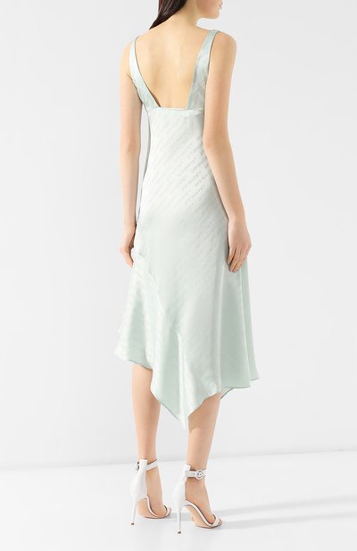 Атласное платье OFF-WHITE, арт. 0WDB120R19C860574100, фото 4