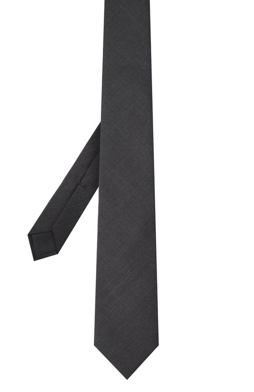 Шерстяной галстук Kiton UCRVKPK0127002 Серый  UCRVKPK0127002 Фото 3