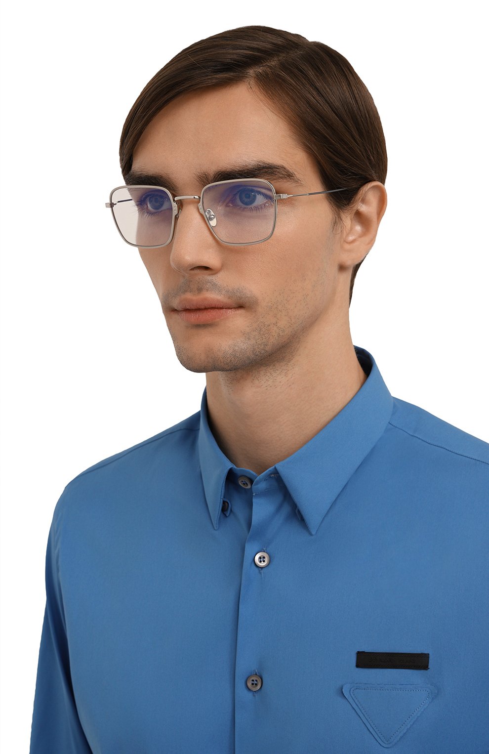 Солнцезащитные очки PRADA кремового цвета по цене 62000 руб., арт. SPR54W-E05Q-FE08N-052, фото 2 Солнцезащитные очки PRADA, арт. SPR54W-E05Q-FE08N-052, фото 2