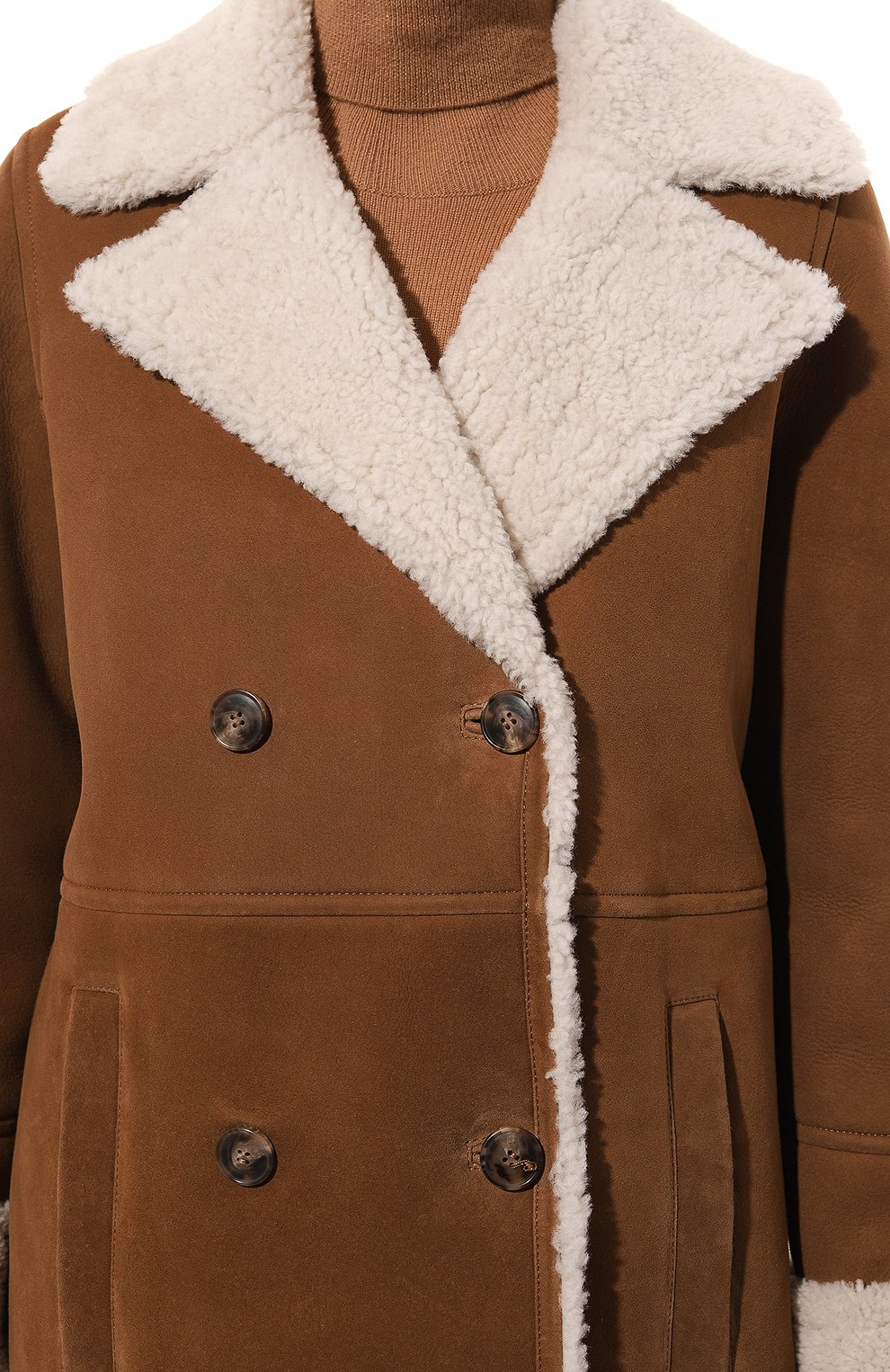 Дубленка из овчины YVES SALOMON, арт. 25WYM60375MSCP, фото 5