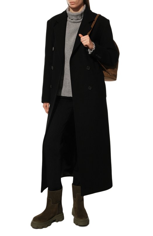 Замшевые сапоги Gia 23 GIABORGHINI Хаки, фото 2