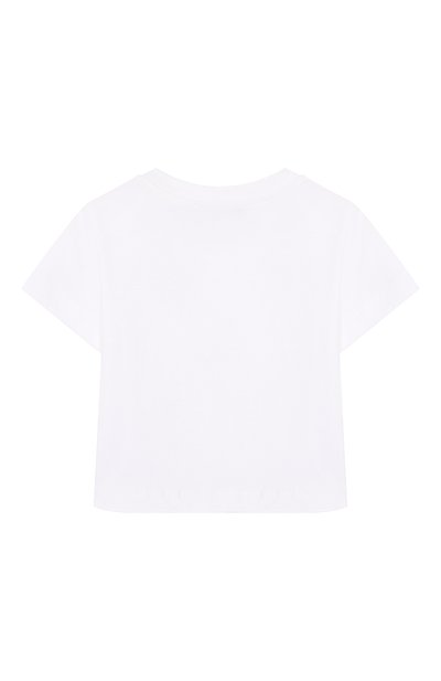 Хлопковая футболка MONNALISA, арт. 28G607, фото 2