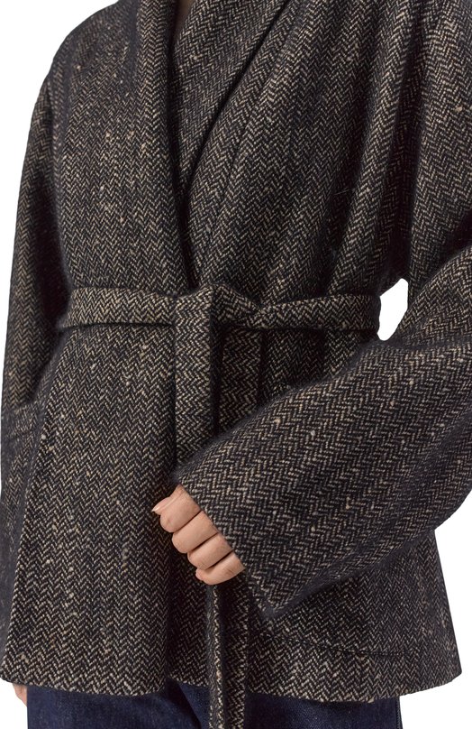 Жакет из шелка и шерсти Uma Wang UW6026 Чёрный  UW6026 Фото 5