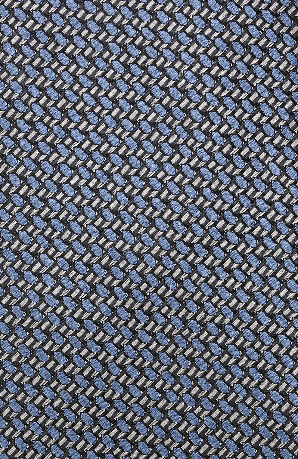 Шелковый галстук ZEGNA голубого цвета по цене 22150 руб., арт. Z3E31T/1XW, фото 4 Шелковый галстук ZEGNA, арт. Z3E31T/1XW, фото 4