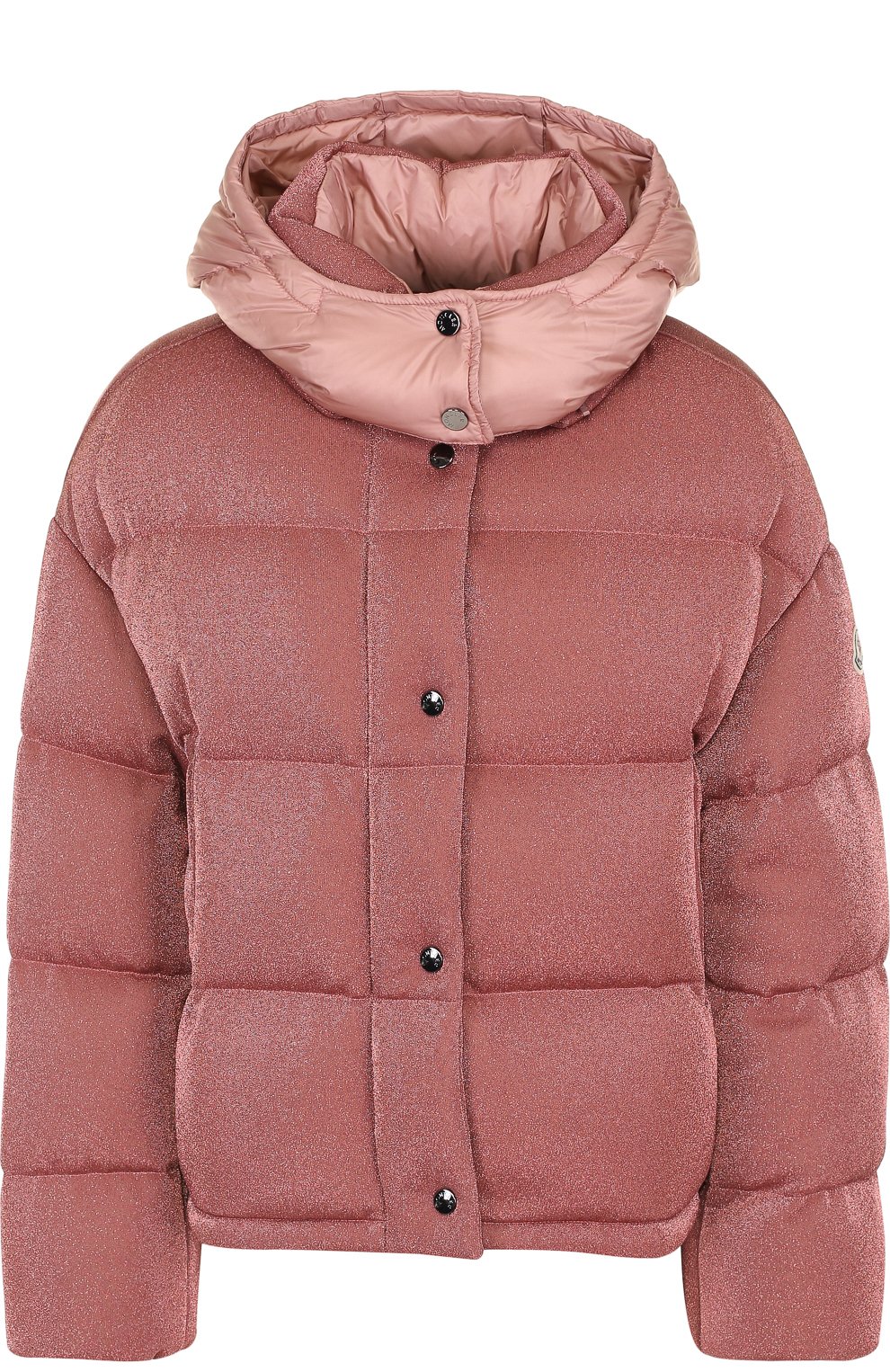 Стеганая куртка с капюшоном и металлизированной нитью MONCLER, арт. D2-093-45346-80-829DD, фото 1