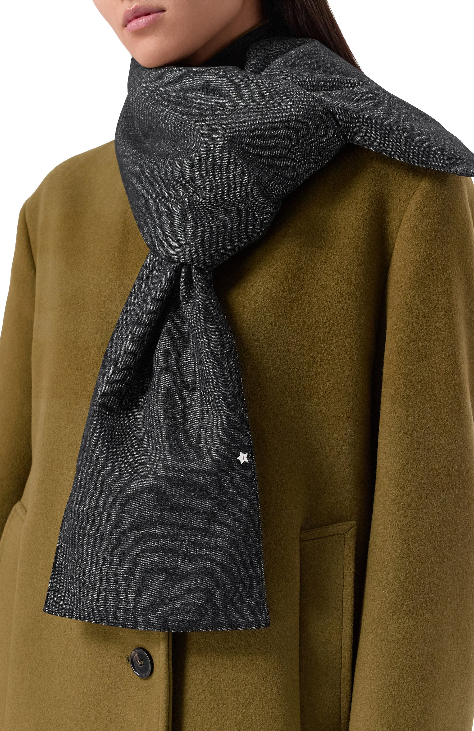 Шарф из шерсти и вискозы LORENA ANTONIAZZI, арт. SP25A/5129, фото 2