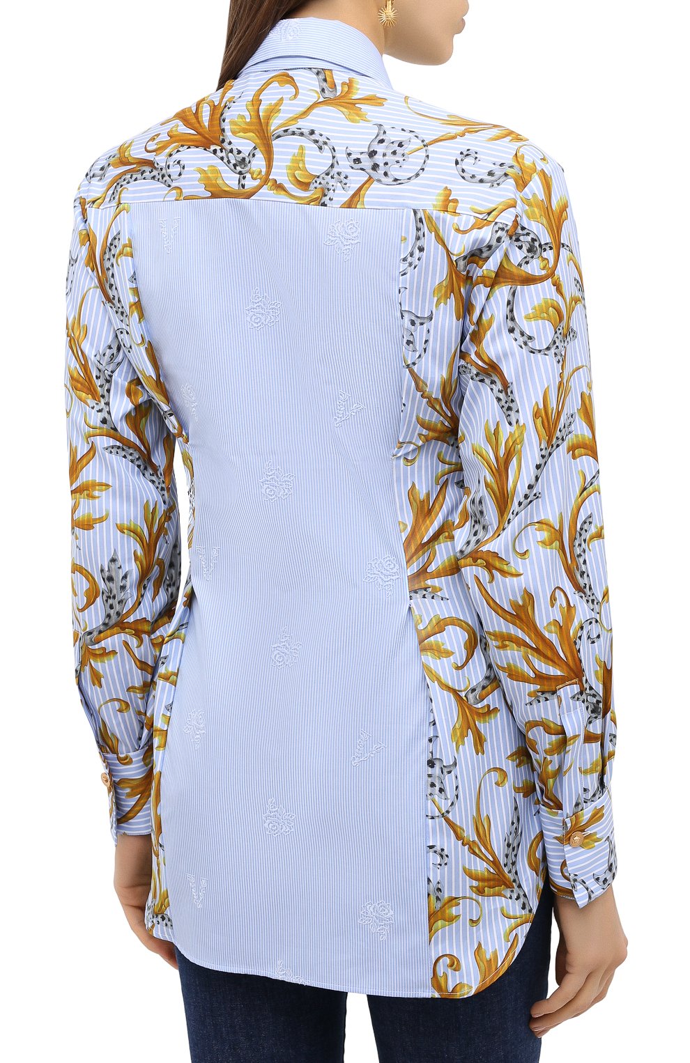 Хлопковая рубашка VERSACE, арт. A87307/A236041, фото 5