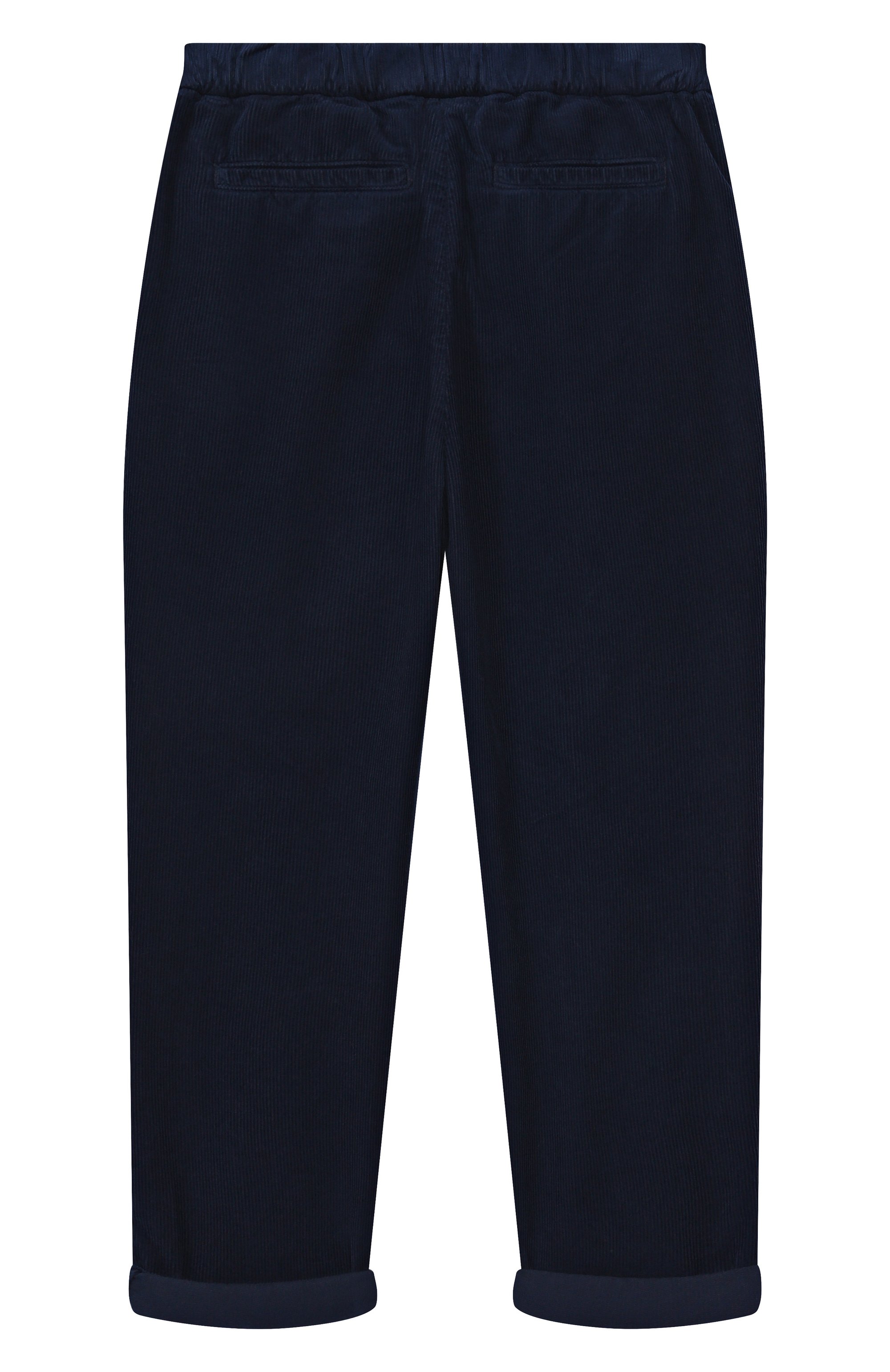 Хлопковые брюки BRUNELLO CUCINELLI темно-синего цвета по цене 49950 руб., арт. B279UP113A, фото 2 Хлопковые брюки BRUNELLO CUCINELLI, арт. B279UP113A, фото 2