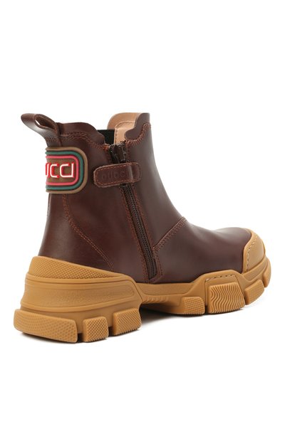Кожаные ботинки GUCCI, арт. 629739/DTN50, фото 3