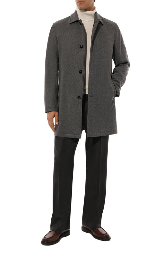 Кашемировое пальто Kiton UW1959V0415F05 Серый  UW1959V0415F05 Фото 2