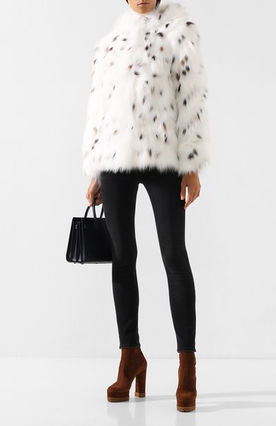 Шуба из меха песца YVES SALOMON, арт. 20WYV30665RDIM, фото 2