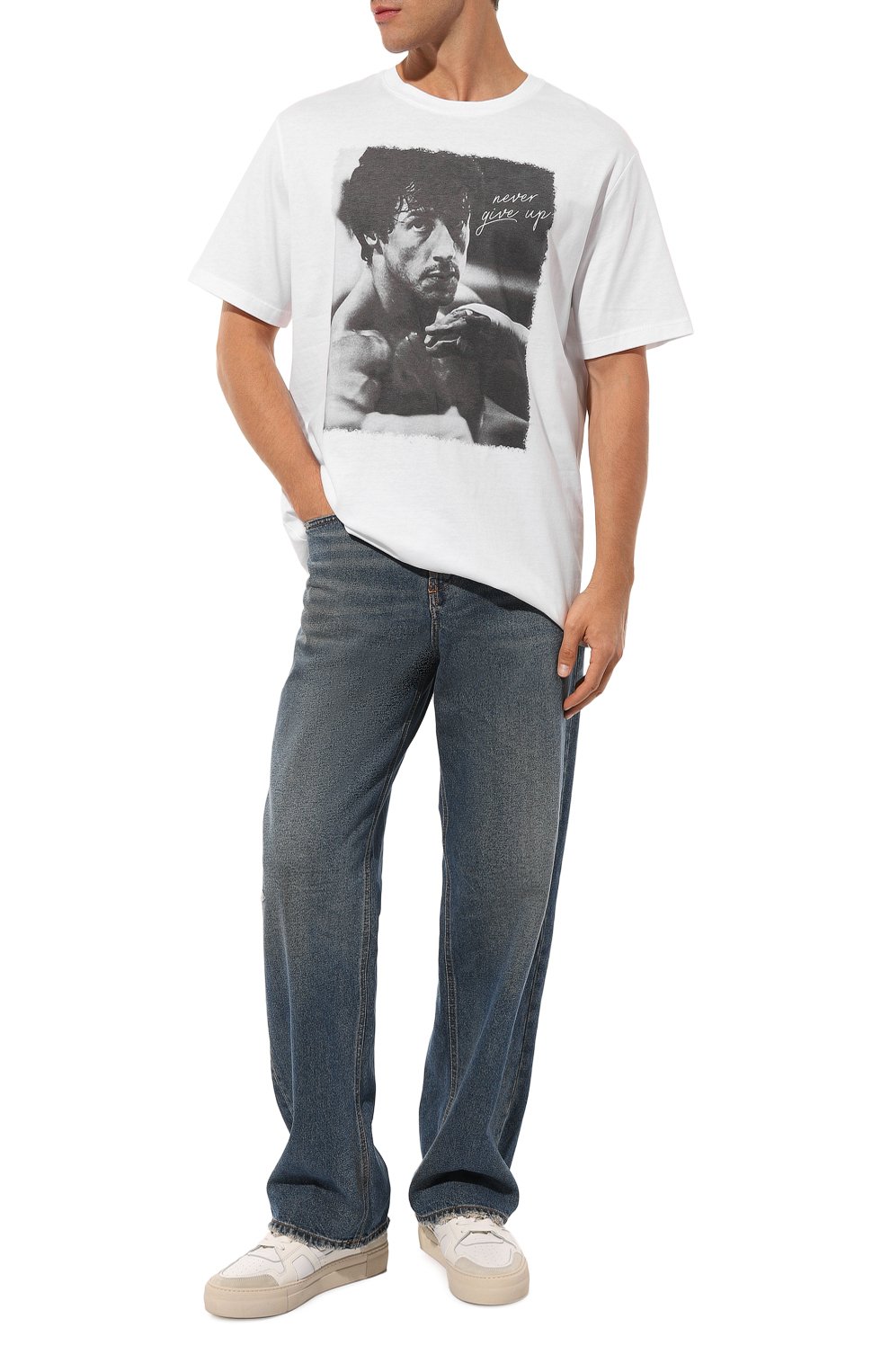 Хлопковая футболка BISIBIGLIO, арт. STALL0NE NEGIUP, фото 2