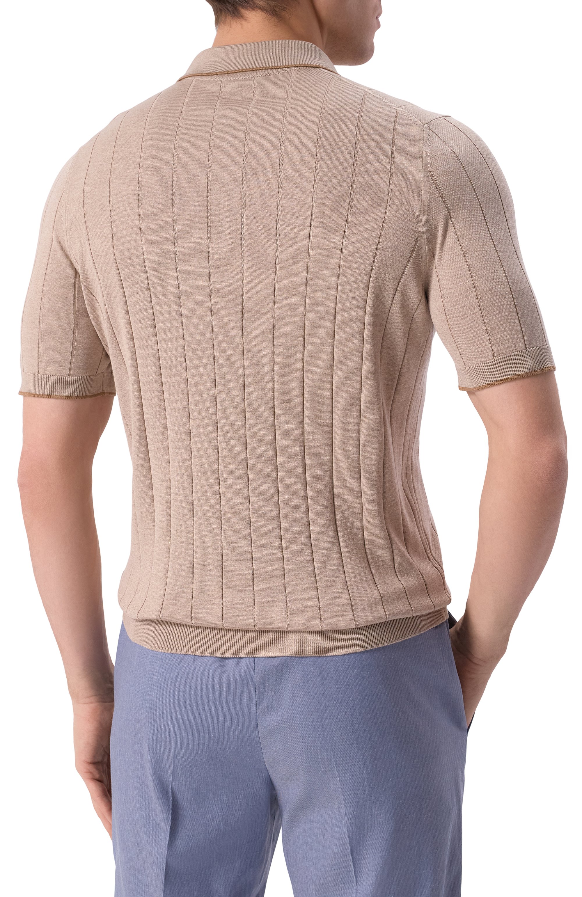 Шелковое поло GRAN SASSO, арт. 43128/23510, фото 4