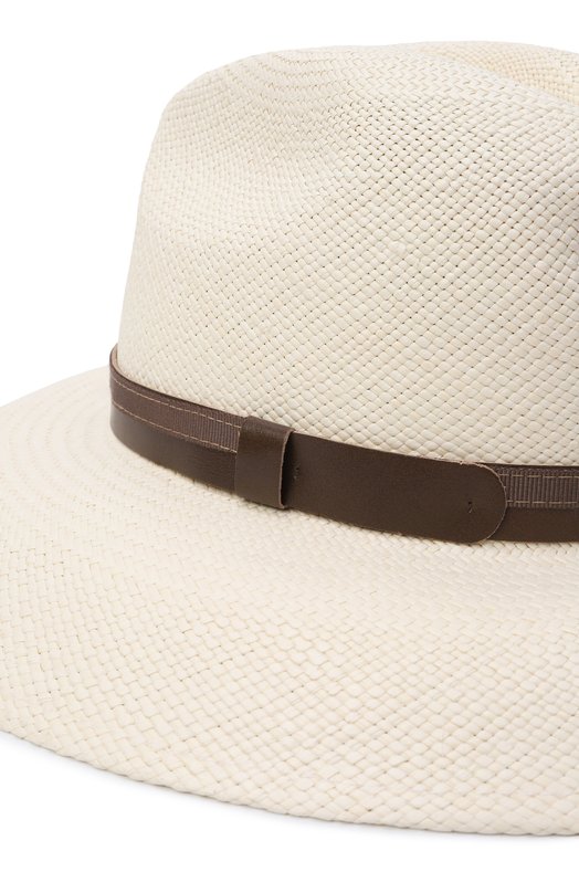 Соломенная шляпа Kiton D61841K0909F01 Кремовый  D61841K0909F01 Фото 3
