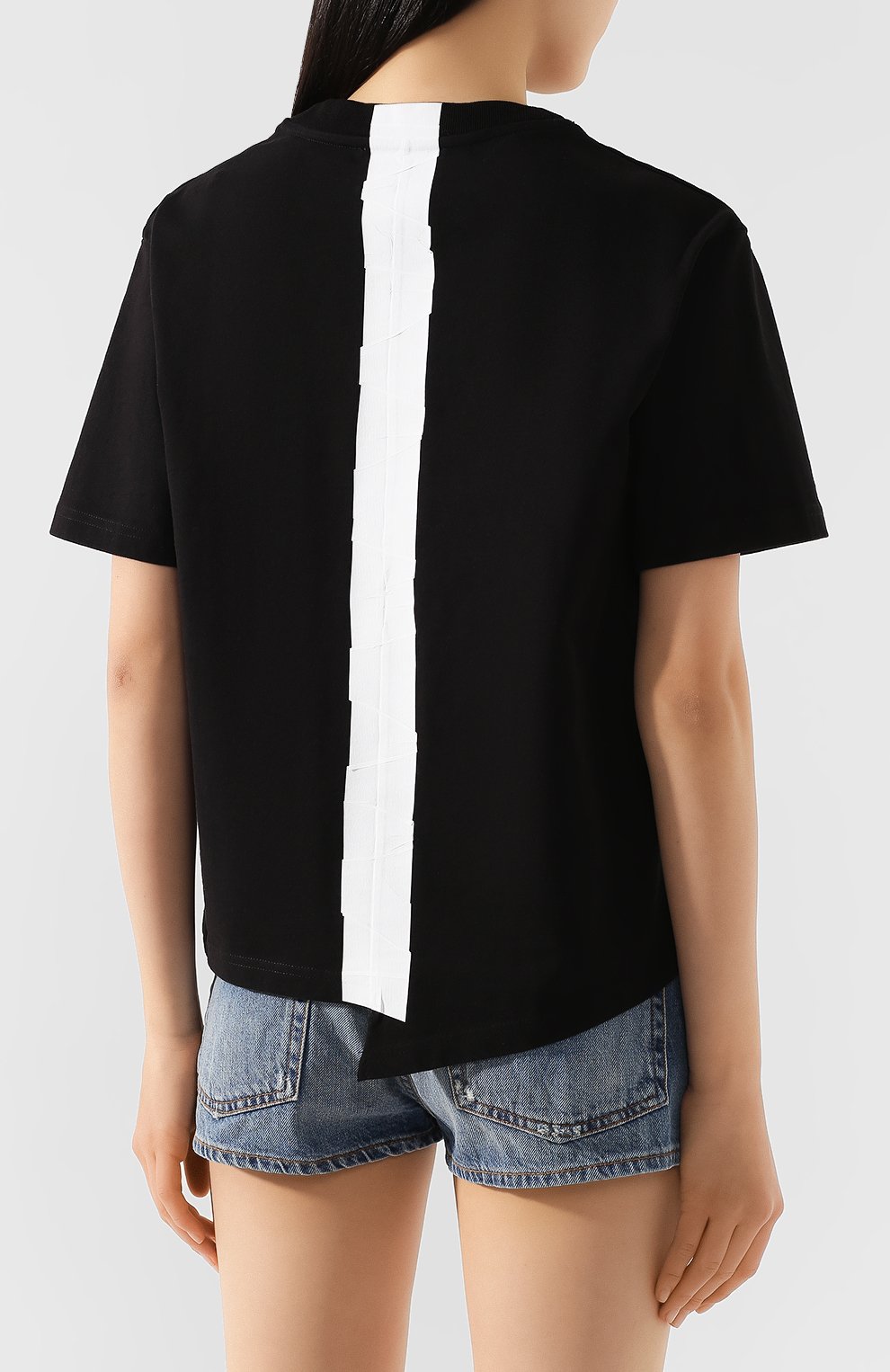 Хлопковая футболка ACNE STUDIOS, арт. AL0127/W, фото 4