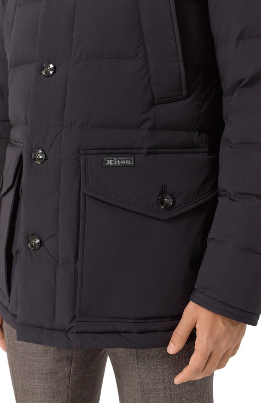 Пуховик Kiton UW2250V0440H07 Чёрный  UW2250V0440H07 Фото 5