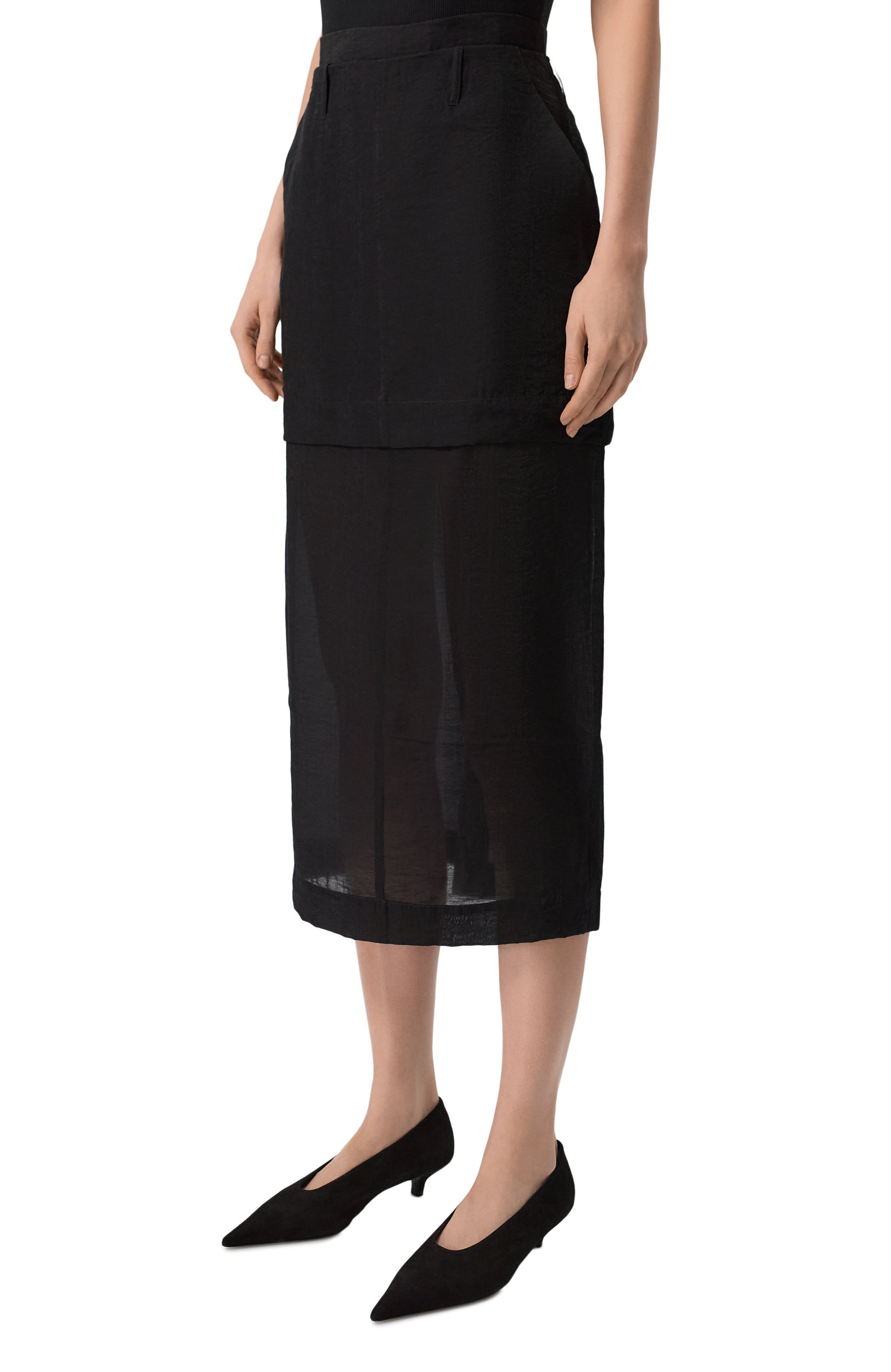 Юбка YUZEFI, арт. NIMA-LAYERED PENCIL SKIRT, фото 3