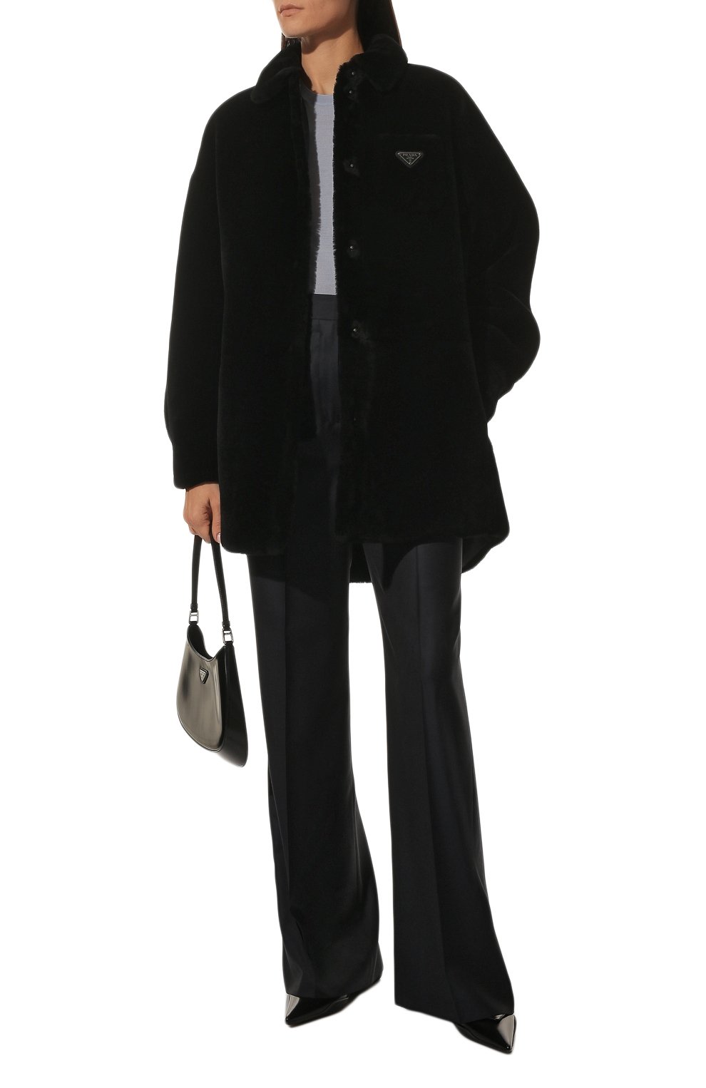 Двусторонняя шуба из овчины PRADA, арт. 56A003-1Y7Q-F0002, фото 2