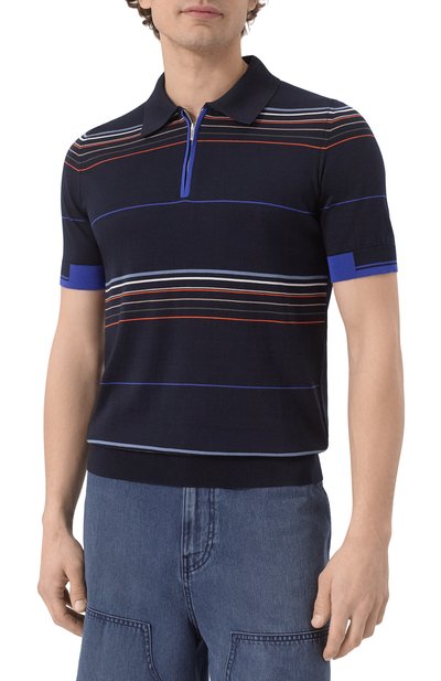 Поло из хлопка и шелка ZILLI, арт. KZP002M0142VMUL00, фото 3