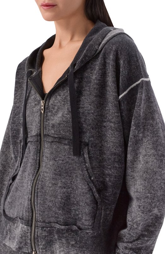 Шерстяной кардиган Diesel A22036/0TKCY Серый  A22036/0TKCY Фото 5