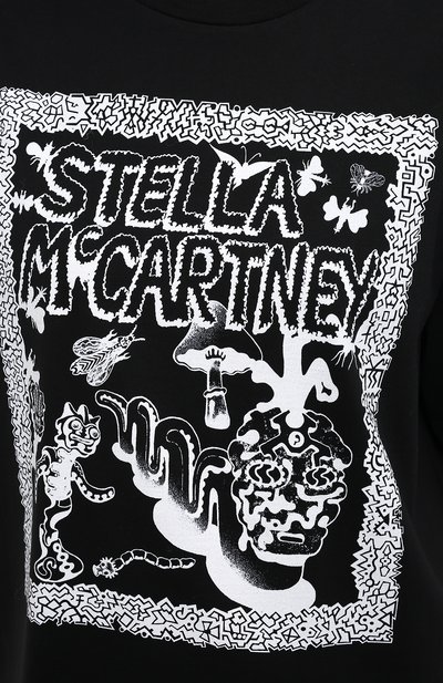 Хлопковая футболка STELLA MCCARTNEY, арт. 569294/SMP79, фото 5