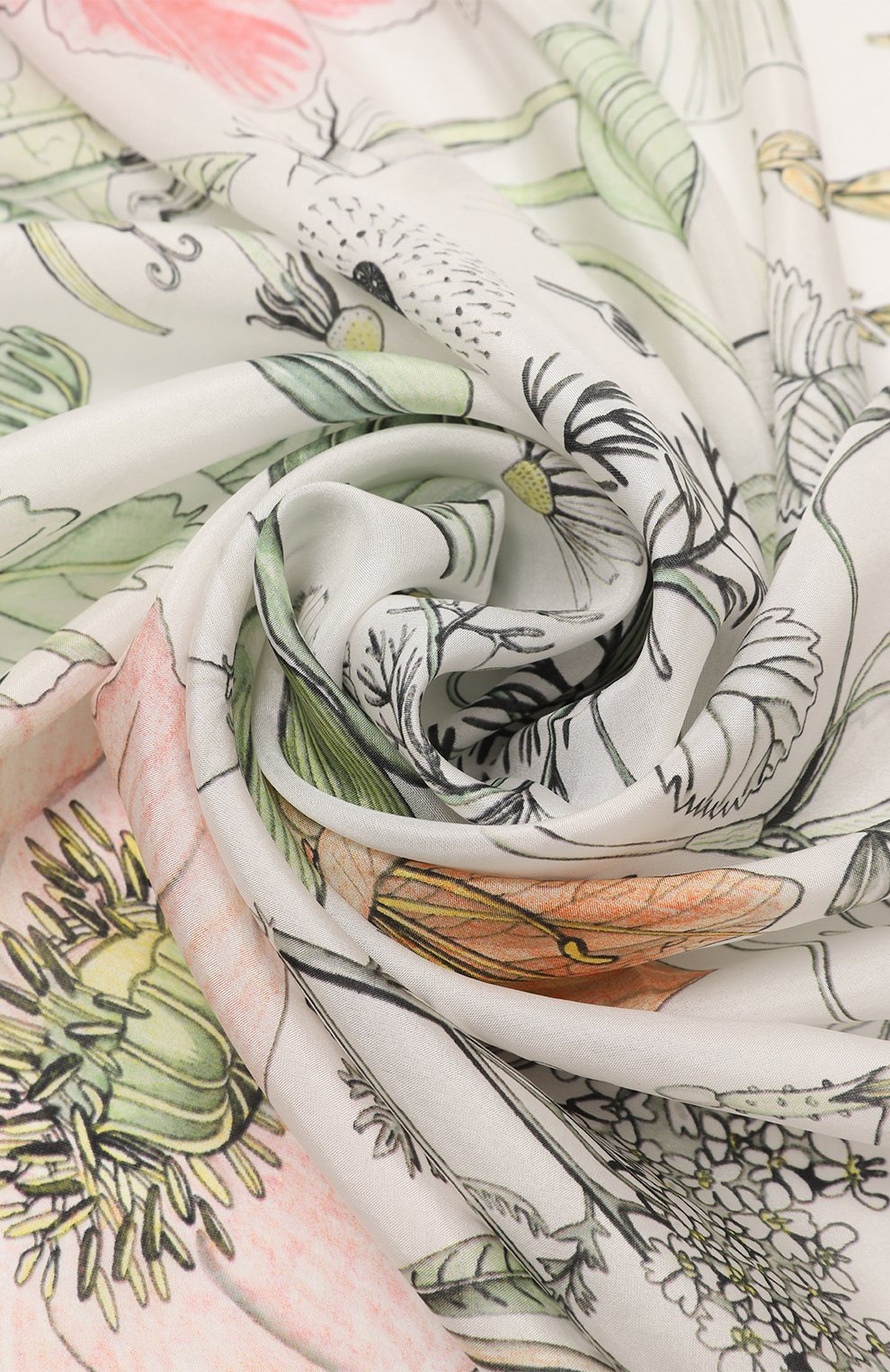 Шелковый платок гербарий GOURJI, арт. 91127637/7361172, фото 4