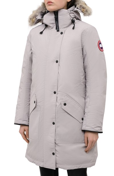 Пуховая парка CANADA GOOSE серого цвета по цене 140500 руб., арт. 6555L, фото 3 Пуховая парка CANADA GOOSE, арт. 6555L, фото 3