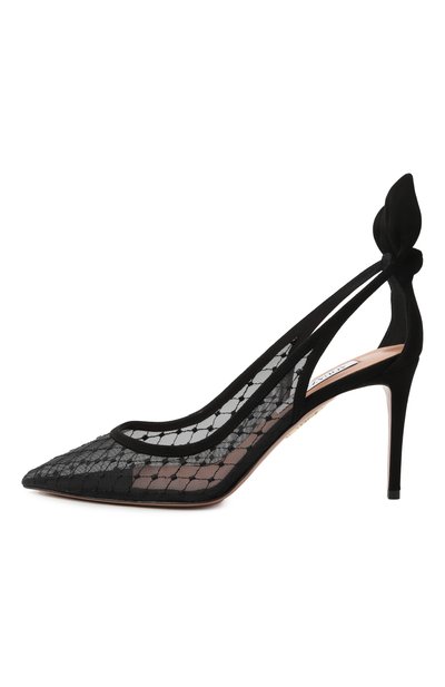 Туфли bow tie net 85 AQUAZZURA, арт. DNNMIDP1/FMS, фото 4